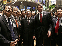 Ông Phan Văn Khải tại Thị trường Chứng khoán New York