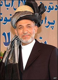 افغانستان کے صدر حامد کرزئی