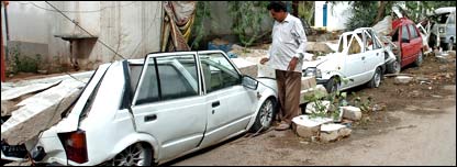 کراچی میں طوفان