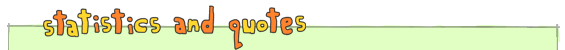 Statistics and quotes