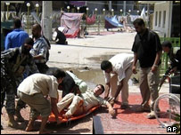 زخمی درگیری کربلا