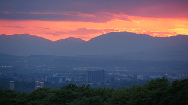 Sunset, Cathkin Braes, Glasgow