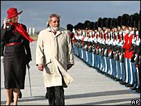 Lula com rainha Margrethe, da Dinamarca