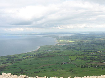 Yr olygfa o ben Bwlch Mawr