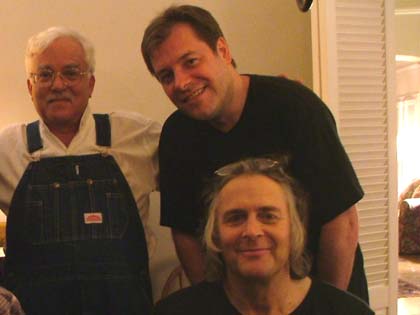 Clockwise from left: Van Dyke Parks, Mark Russell, Robert Sandall
