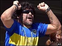 Diego Maradona (foto de março)