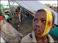 Một nạn nhân của trận lốc xoáy