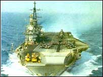 بھارتی طیارہ بردار جہاز