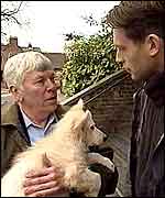 Vet John Hawkridge and Inside Out's Chris Packham