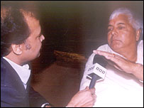 लालू प्रसाद और मणिकांत ठाकुर