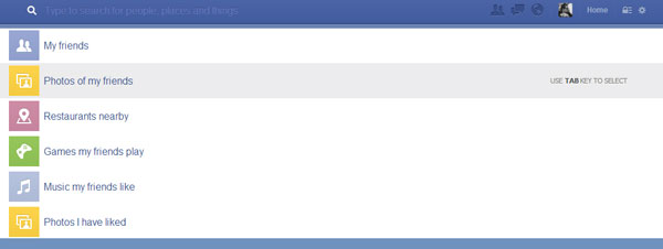 Facebook Graph Search