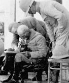 Lord Roberts planning the advance on Pretoria