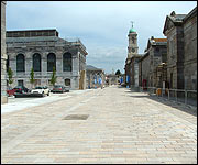 The road inside the Royal William Yard