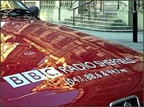 Image of a BBC Radio Sheffield station car