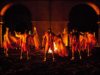 Índios Xavante em Veneza (Foto: Guilherme Aquino/BBC Brasil)