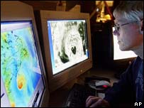 O furacão foi classificado na categoria 1, o pior tipo