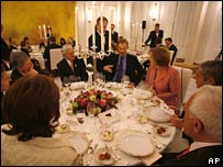 Các lãnh đạo Châu Âu ngồi họp