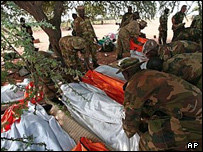 اجساد صلحبانان کشته شده در هاسکانیتا