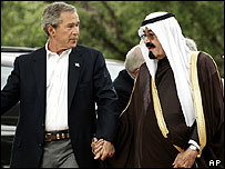 صدر بش اور شاہ عبداللہ