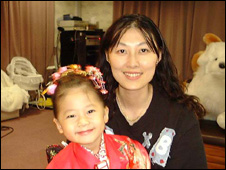 A mother and her daughter