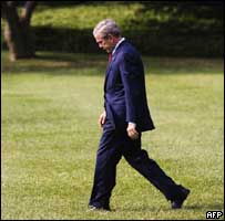 O presidente dos Estados Unidos, George W. Bush