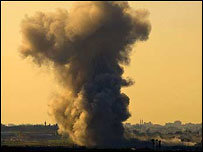 गज़ा में हमला