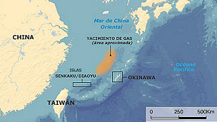 Vị trí đảo tranh chấp Senkaku/Điếu Ngư