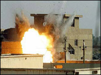 Felluce'de patlayan bomba