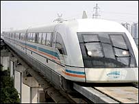 Trem Maglev em Xangai