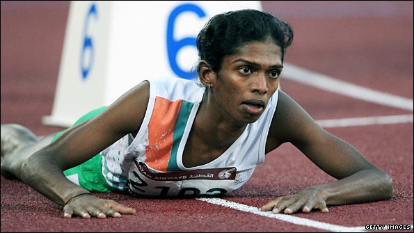 Santhi Soundarajan failed a gender test after the 2006 Asian Games