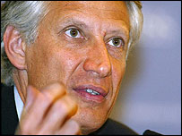 Ngoiại trưởng Pháp Dominique de Villepin