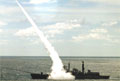 ship firing Sea Dart missile