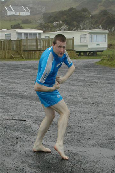 Eejit. He's not around as much these days, but back in the day Limavady charger Tim McCann could set any Donegal car park on fire.