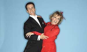 Anton Du Beke with Esther Rantzen