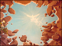 Church of the Holy Spirit's Baptistry mural