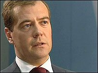 Tổng thống Nga Dmitry Medvedev