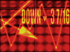 Pizarra en bolsa de valores