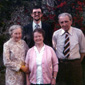 John with Nellie his mum, his dad Jimmy, aunt Maureen and daughter Andrea