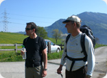Swiss Highlander team members training in Switzerland