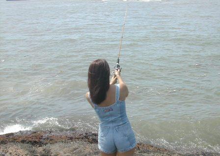 That is the reason I like fishing. Oh my old long hair!