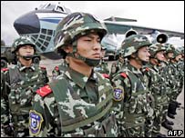 Quân đặc biệt của Trung quốc tới Nga để cùng tập trận