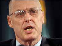 O secretário do Tesouro dos EUA, Henry Paulson (AFP)