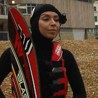 Christine on the beach