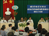 Một hoạt động vận động cử tri bầu cử ở Việt Nam