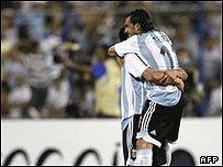 پیروزی آرژانتین مقابل آمریکا