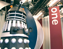 A dalek was our other special guest in the studio