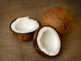 Coconut halves