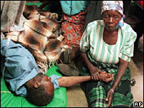 Africano infectado pelo vírus HIV