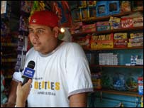 O jornaleiro Edgar Villamizar