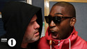Tinie Tempah talks to Chris Moyles at Radio 1's Big Weekend